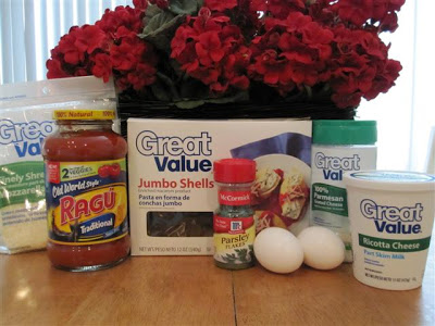 Three Cheese Stuffed Shells are jumbo pasta shells filled with 3 creamy cheeses and marinara sauce. Life-in-the-Lofthouse.com