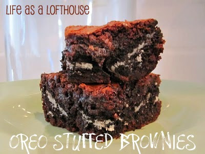 Oreo Stuffed Brownies