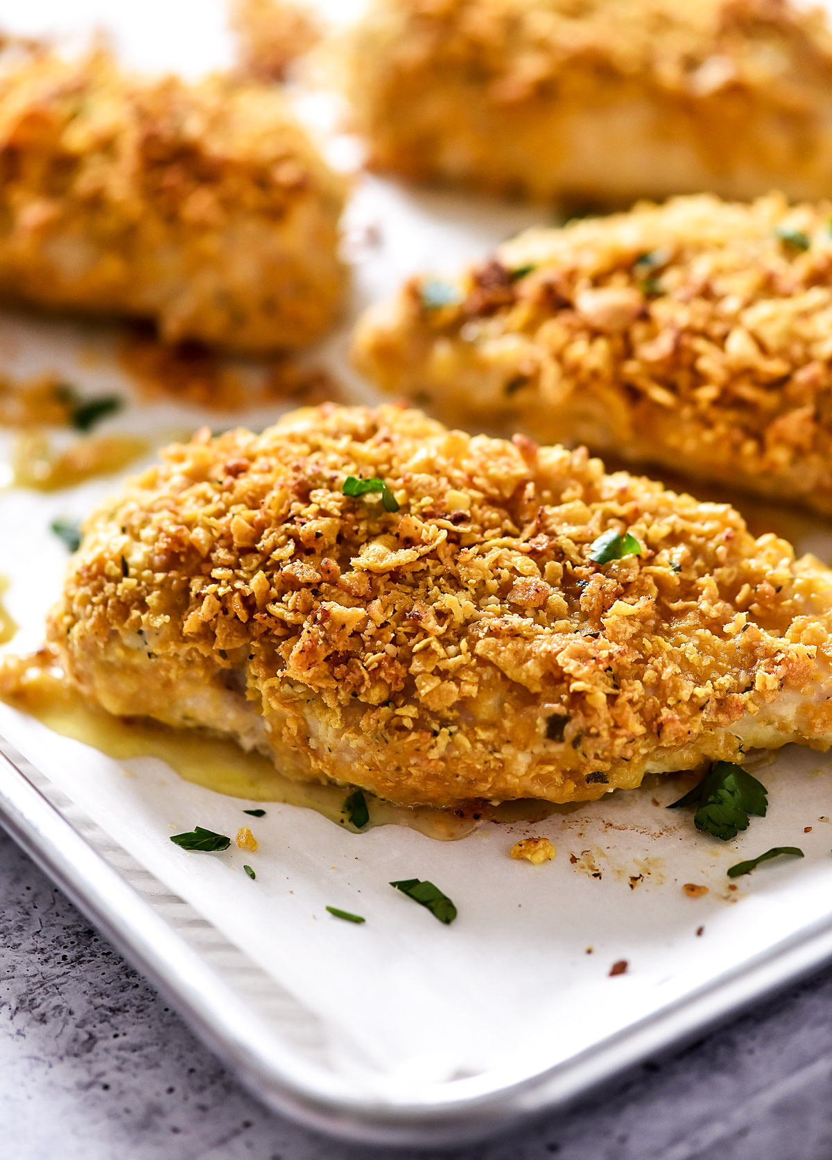 Ranch Chicken has an outside coating that is crispy and packed with ranch flavor and an inside that is tender and juicy. Life-in-the-Lofthouse.com