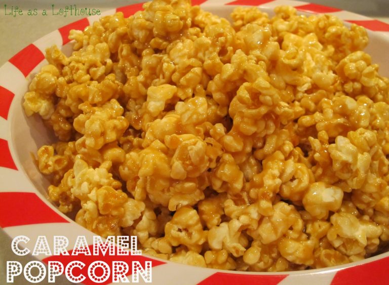 The Best Caramel Popcorn