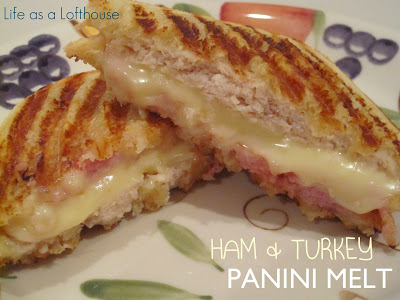 Ham and Turkey Panini Melt