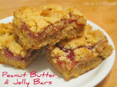 Peanut Butter Jelly Bars