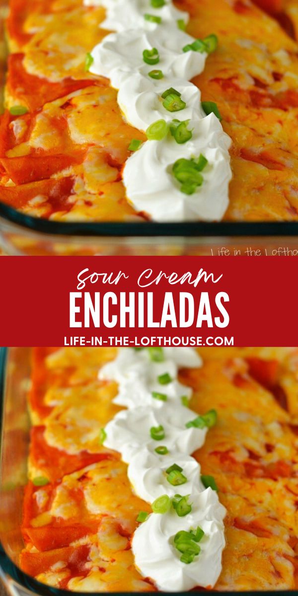 Sour Cream Enchiladas