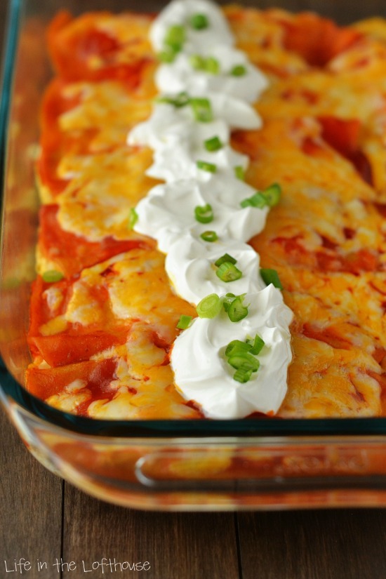 Sour Cream Enchiladas