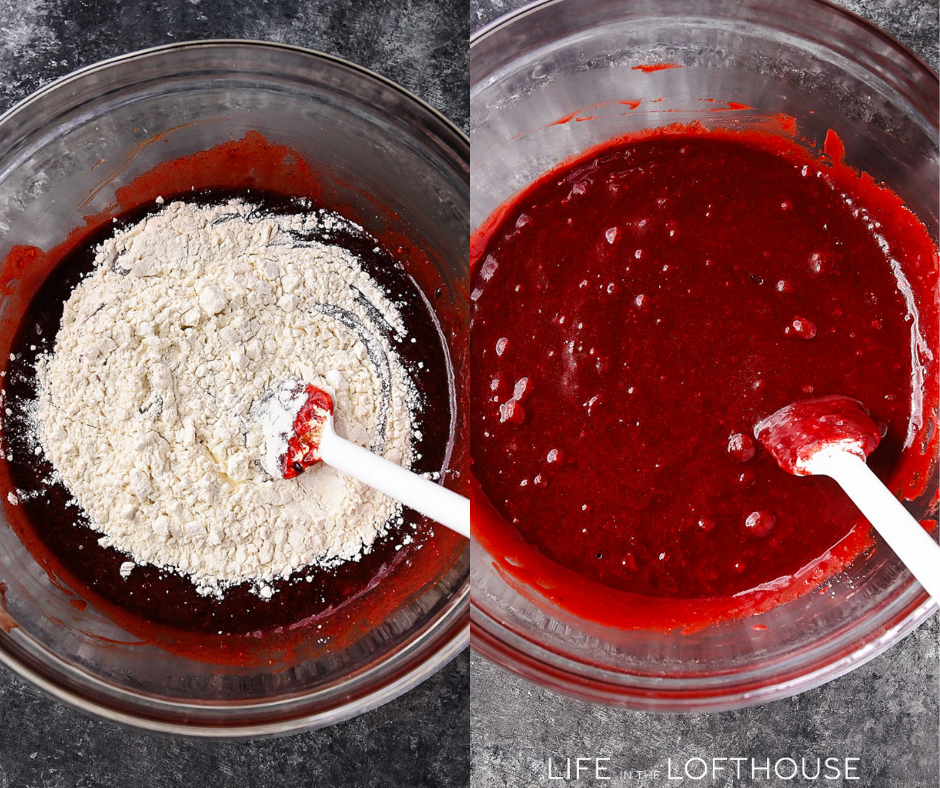 Red Velvet Brownies Step 3