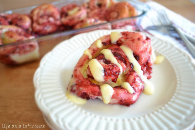 Raspberry Orange Rolls