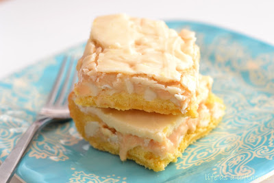 White Chocolate Marshmallow Cake Bars