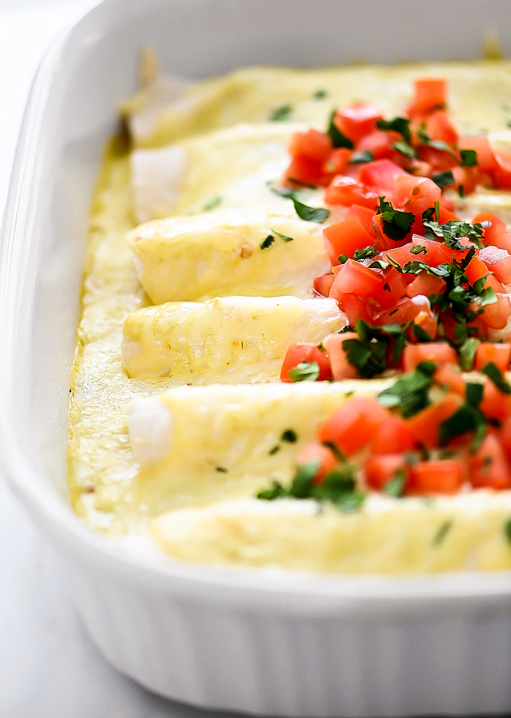 Honey Lime Chicken Enchiladas