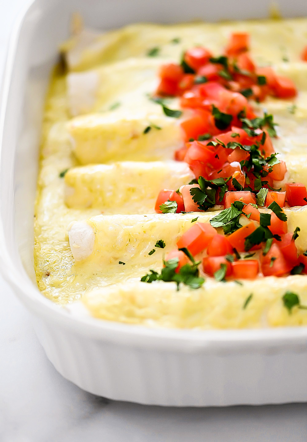 Honey Lime Chicken Enchiladas