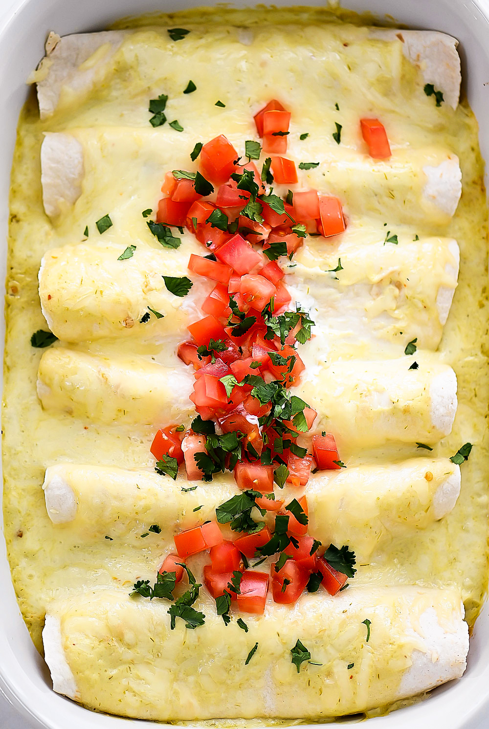 Honey Lime Chicken Enchiladas