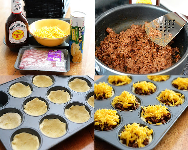 These Barbecue Cups are filled with ground beef, barbecue sauce and cheddar cheese&nbsp;baked over&nbsp;biscuit dough. Life-in-the-Lofthouse.com