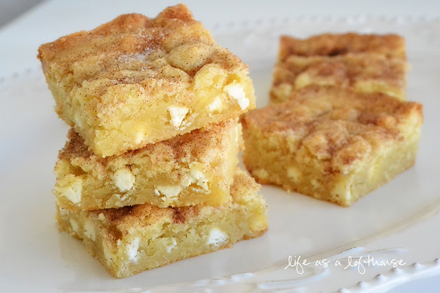 Snickerdoodle Blondies