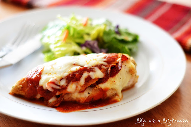 Mozzarella & Pepperoni Stuffed Chicken