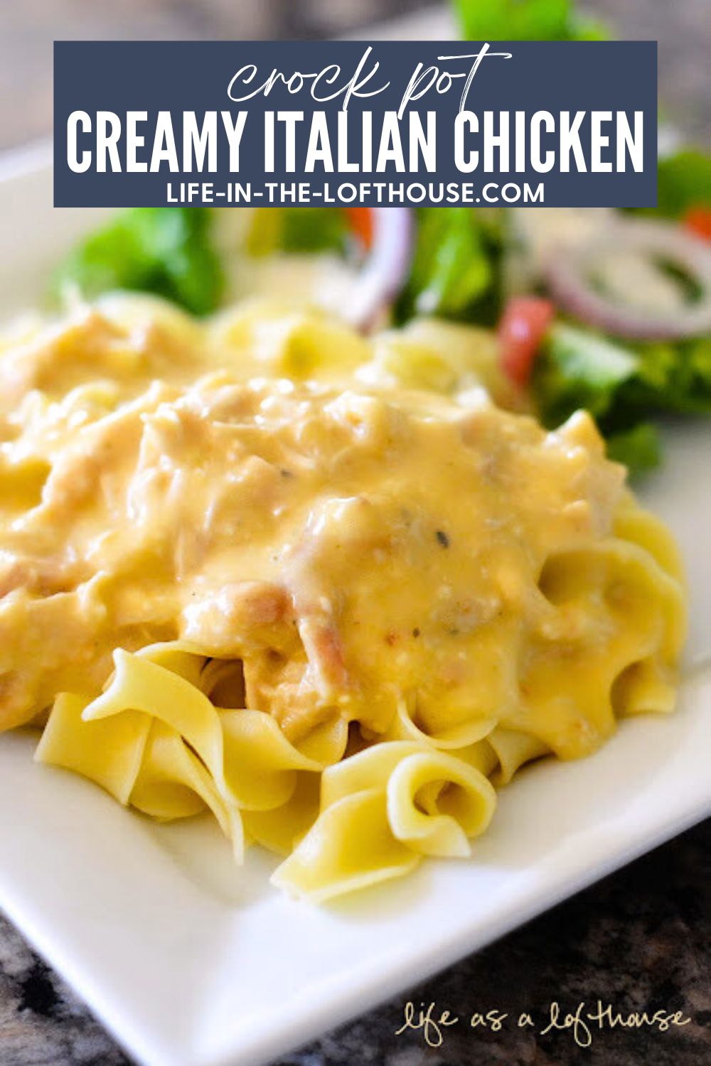 Crock Pot Creamy Italian Chicken