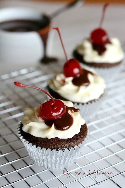 Hot Fudge Sundae Cupcakes {Smart Balance Butter Contest}
