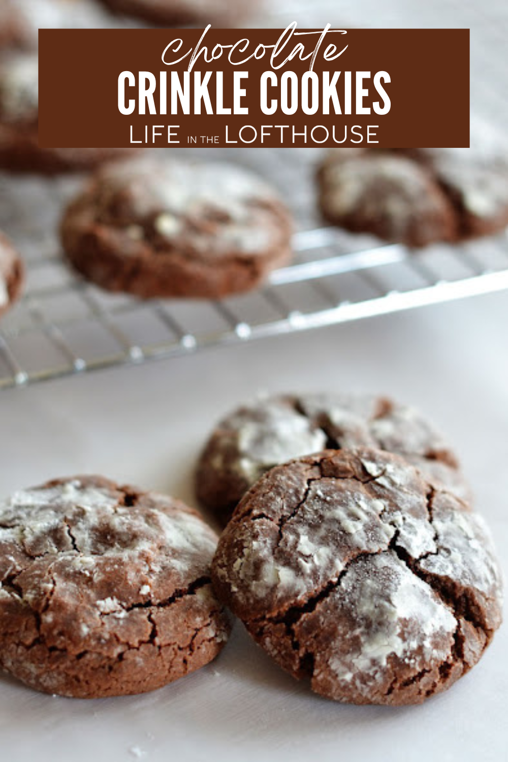 Chocolate Crinkle Cookies