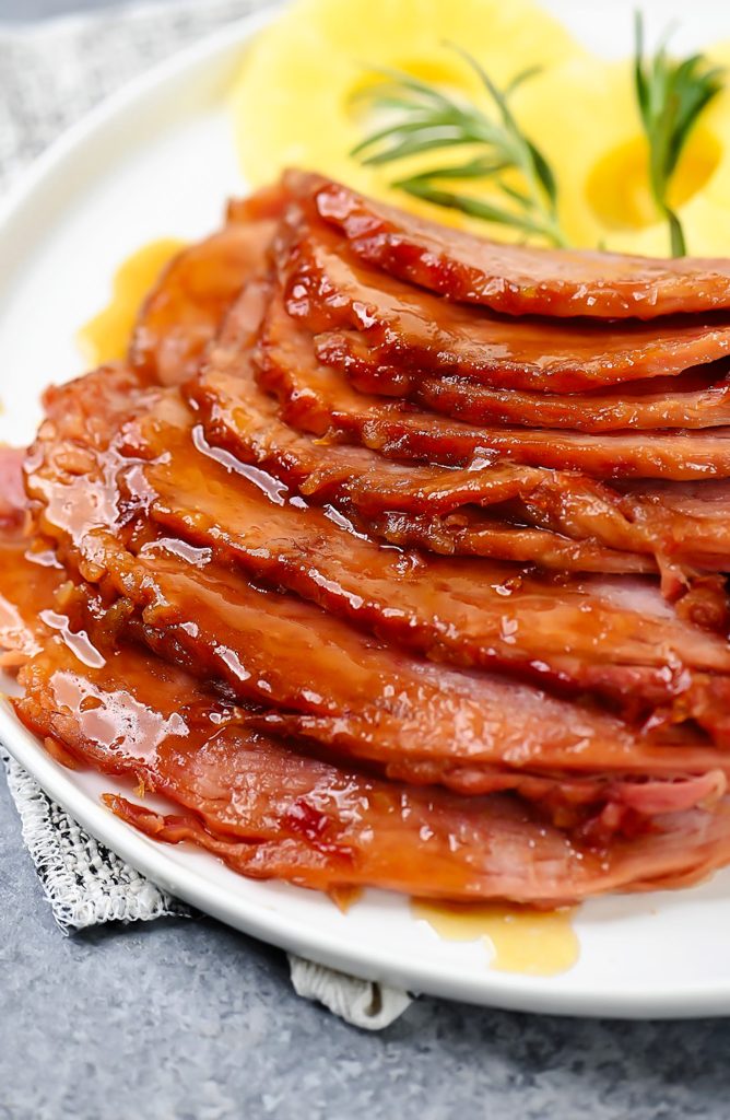 Glazed Maple Brown Sugar Ham