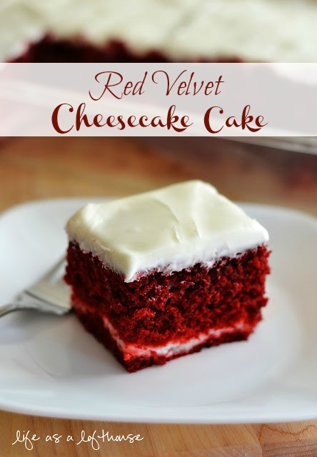 Red Velvet Cheesecake Cake