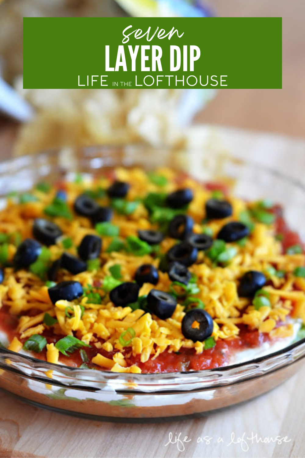 Seven Layer Dip Pinterest Pin