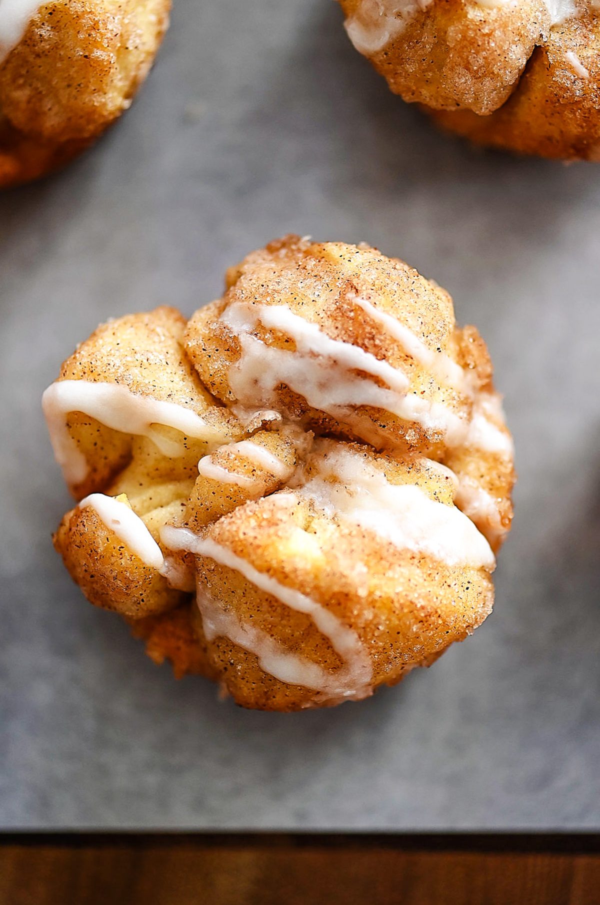 Mini Monkey Breads with Cinnamon and Sugar