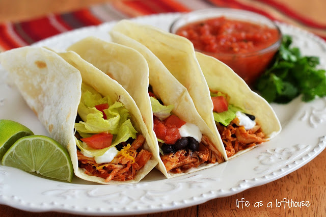 Crock Pot Chicken Tacos