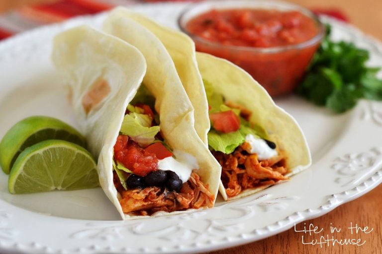 Crock Pot Chicken Tacos
