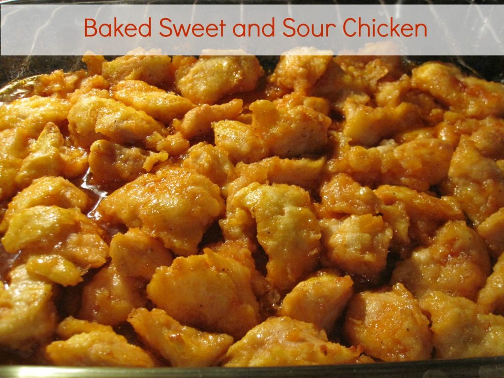 Delicious sweet and sour chicken that is baked in the oven and served with a side of flavorful fried rice. Life-in-the-Lofthouse.com