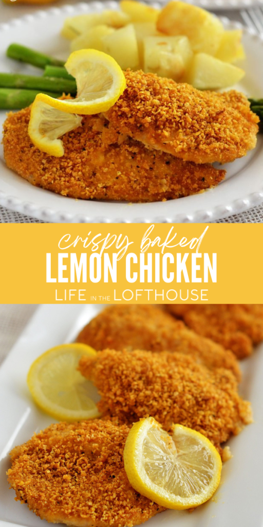 Crispy Baked Lemon Chicken