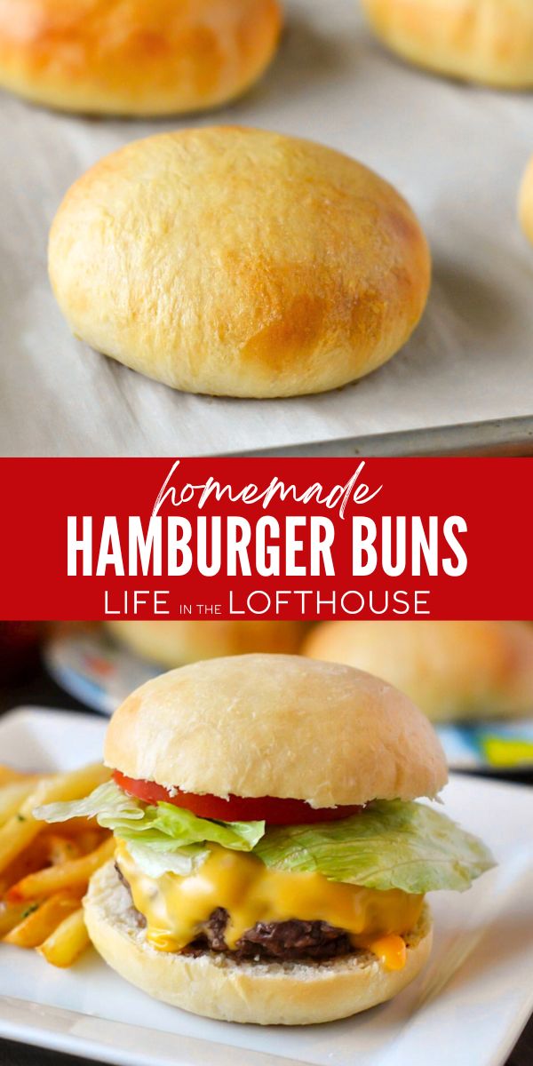 Homemade Hamburger Buns on sheet