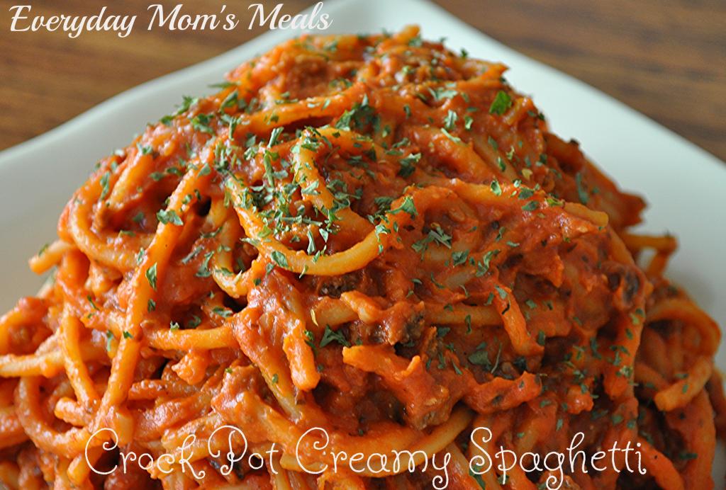 crockpot spaghetti