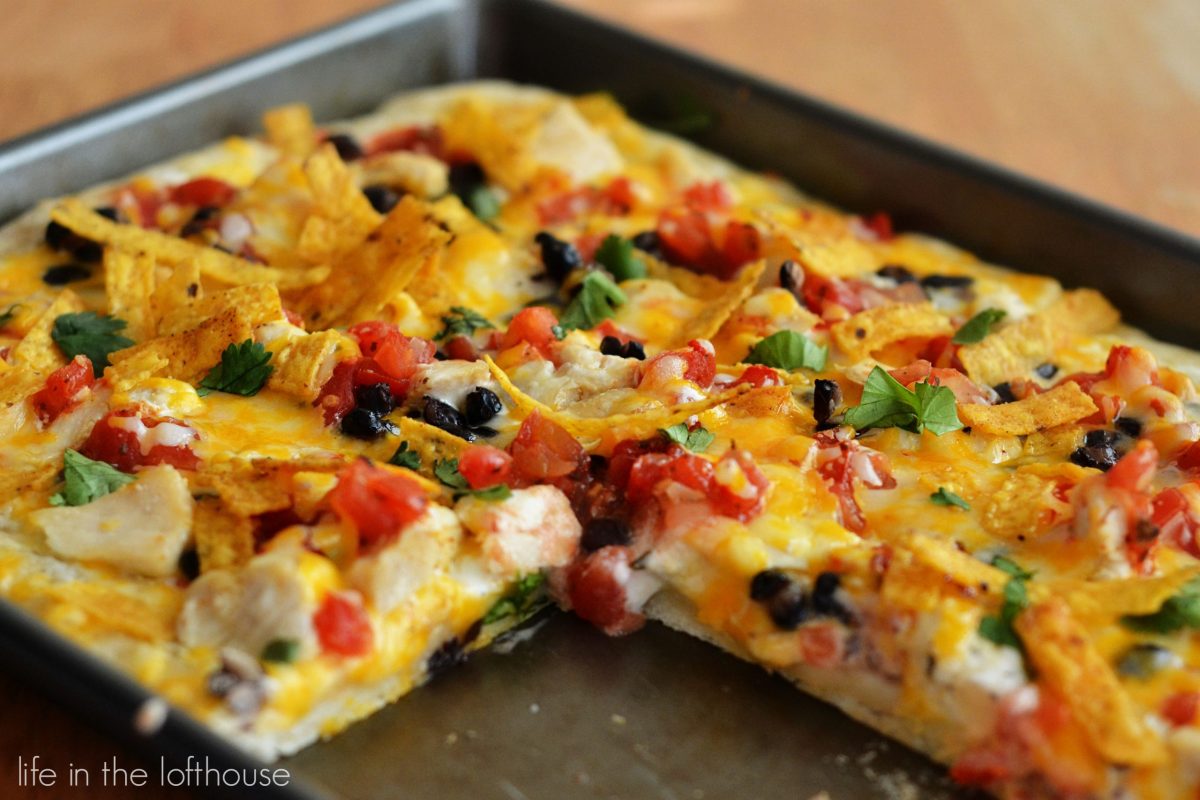 Southwest Chicken Pizza