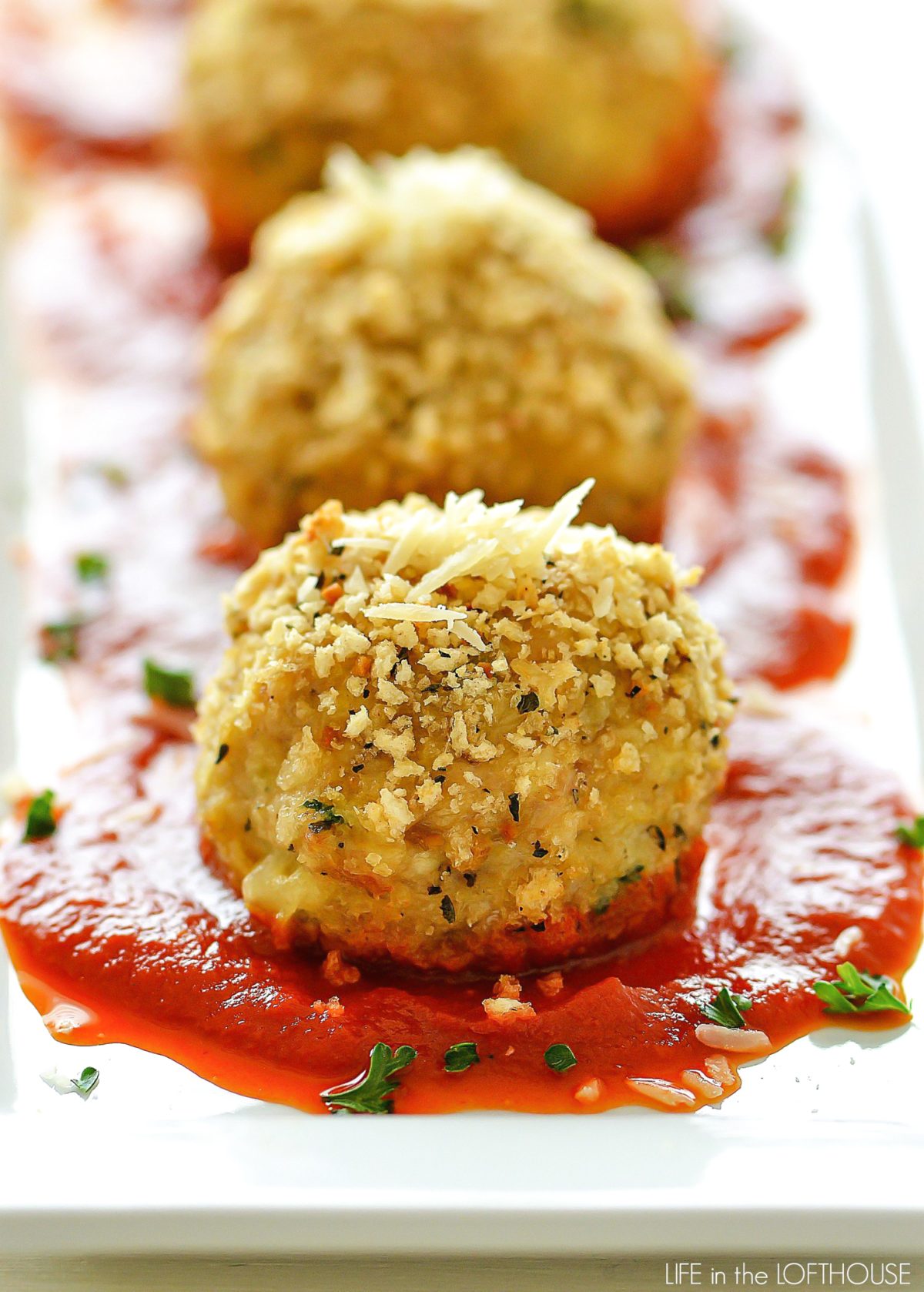 Chicken Parmesan Meatballs