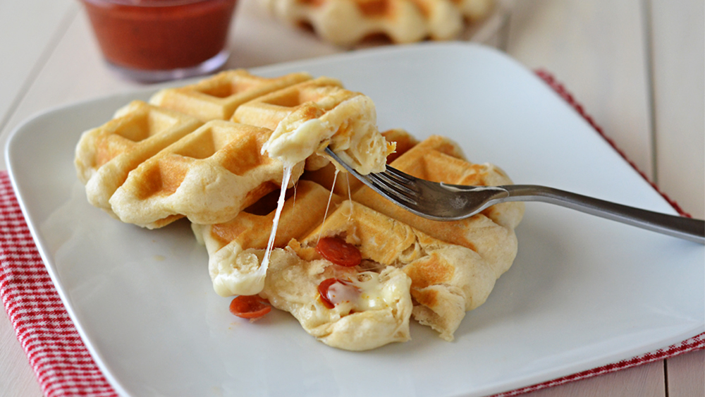 PIZZA WAFFLES
