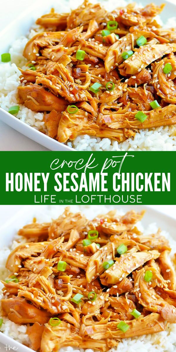 Crock Pot Honey Sesame Chicken