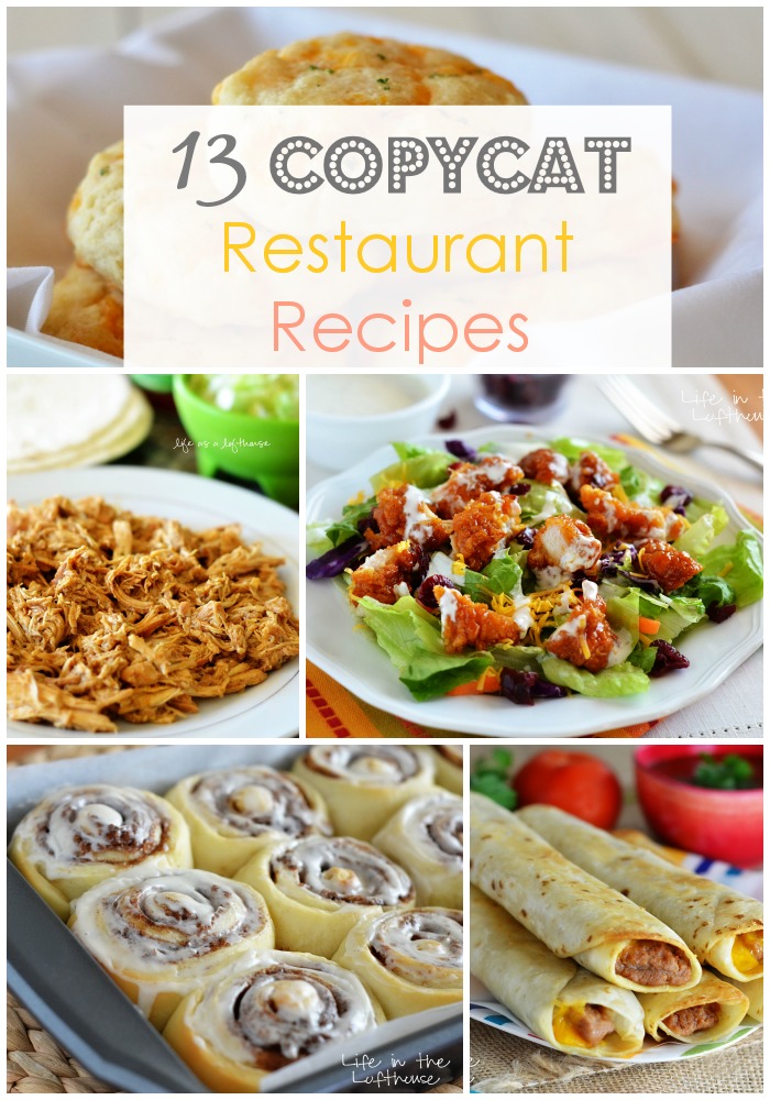 13 Copycat Restaurant Recipes