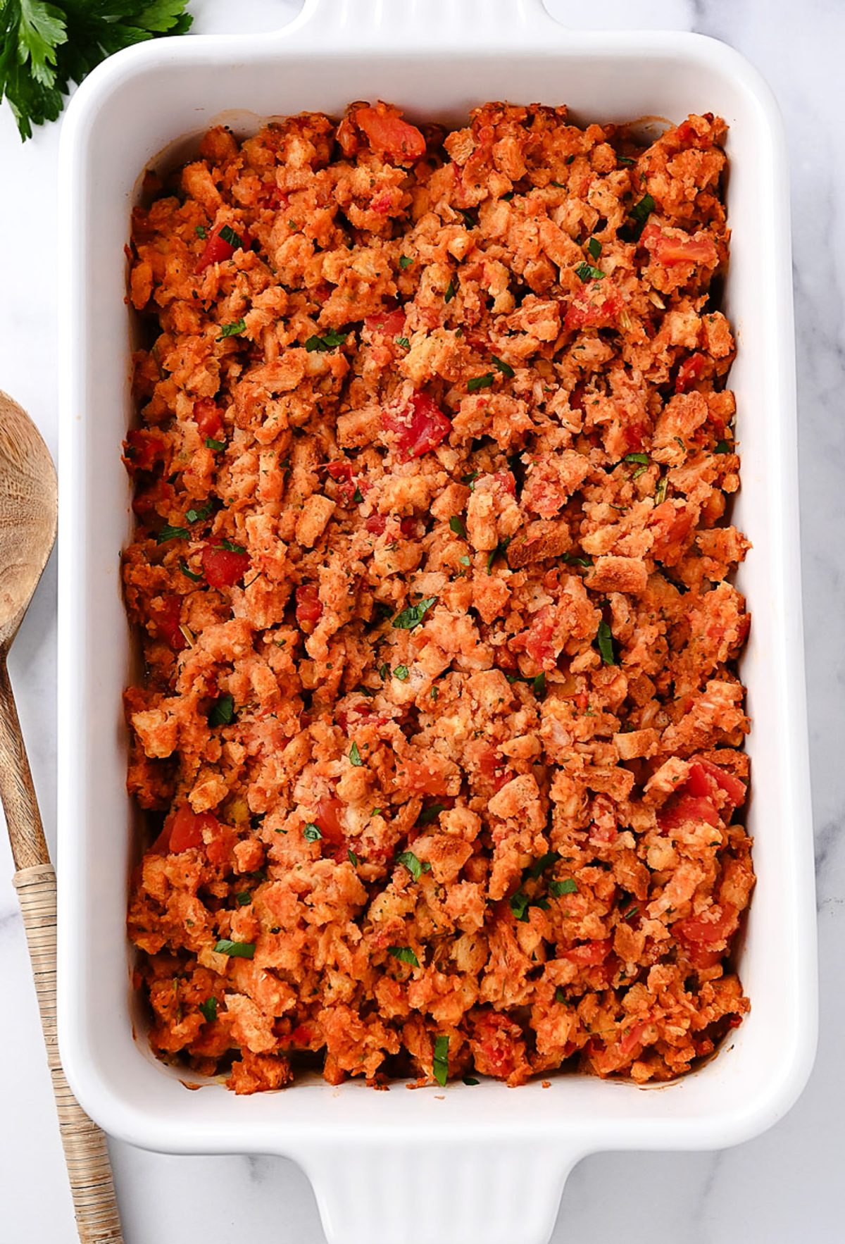 Cheesy Italian Chicken Stuffing Bake