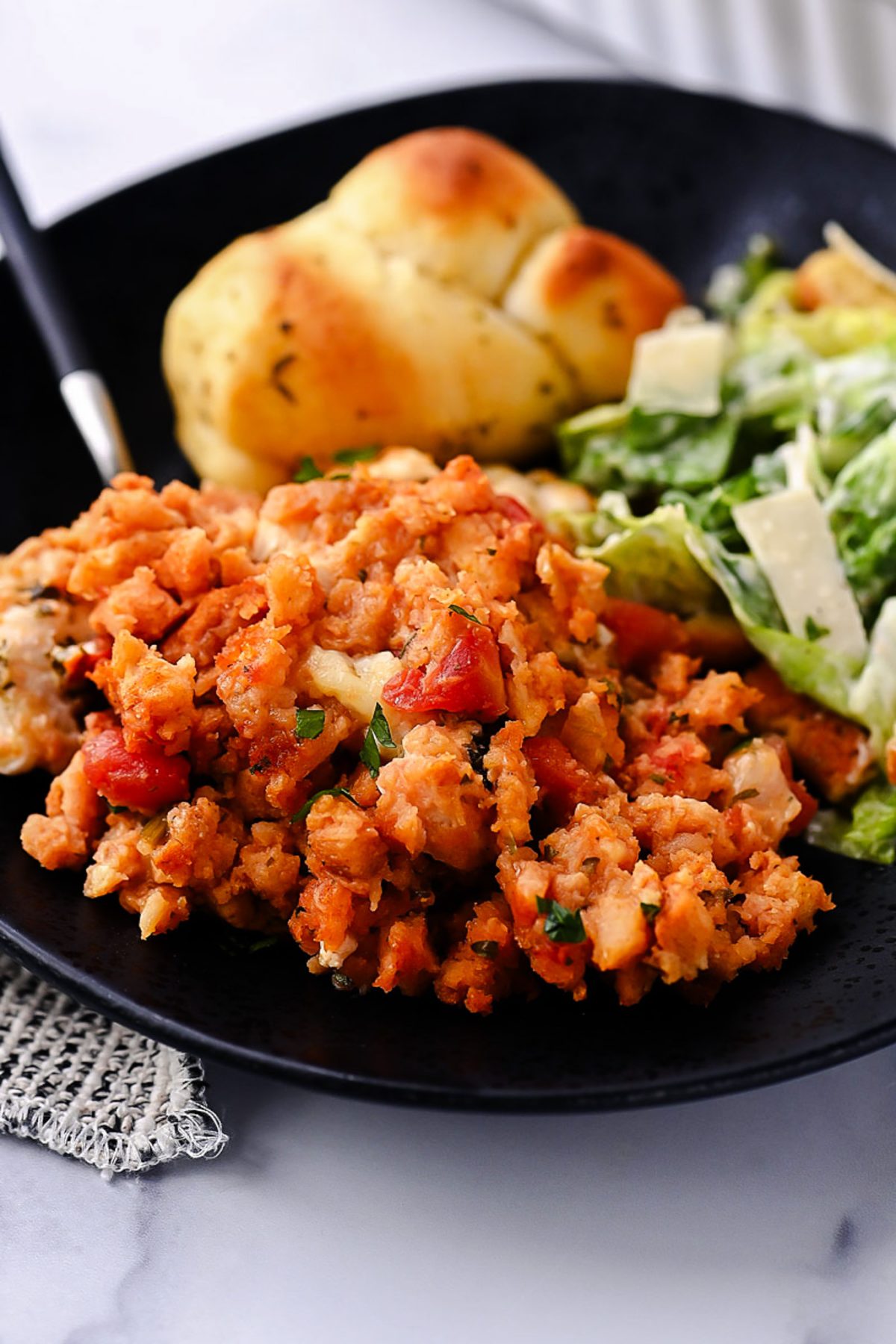 Cheesy Italian Chicken Stuffing Bake