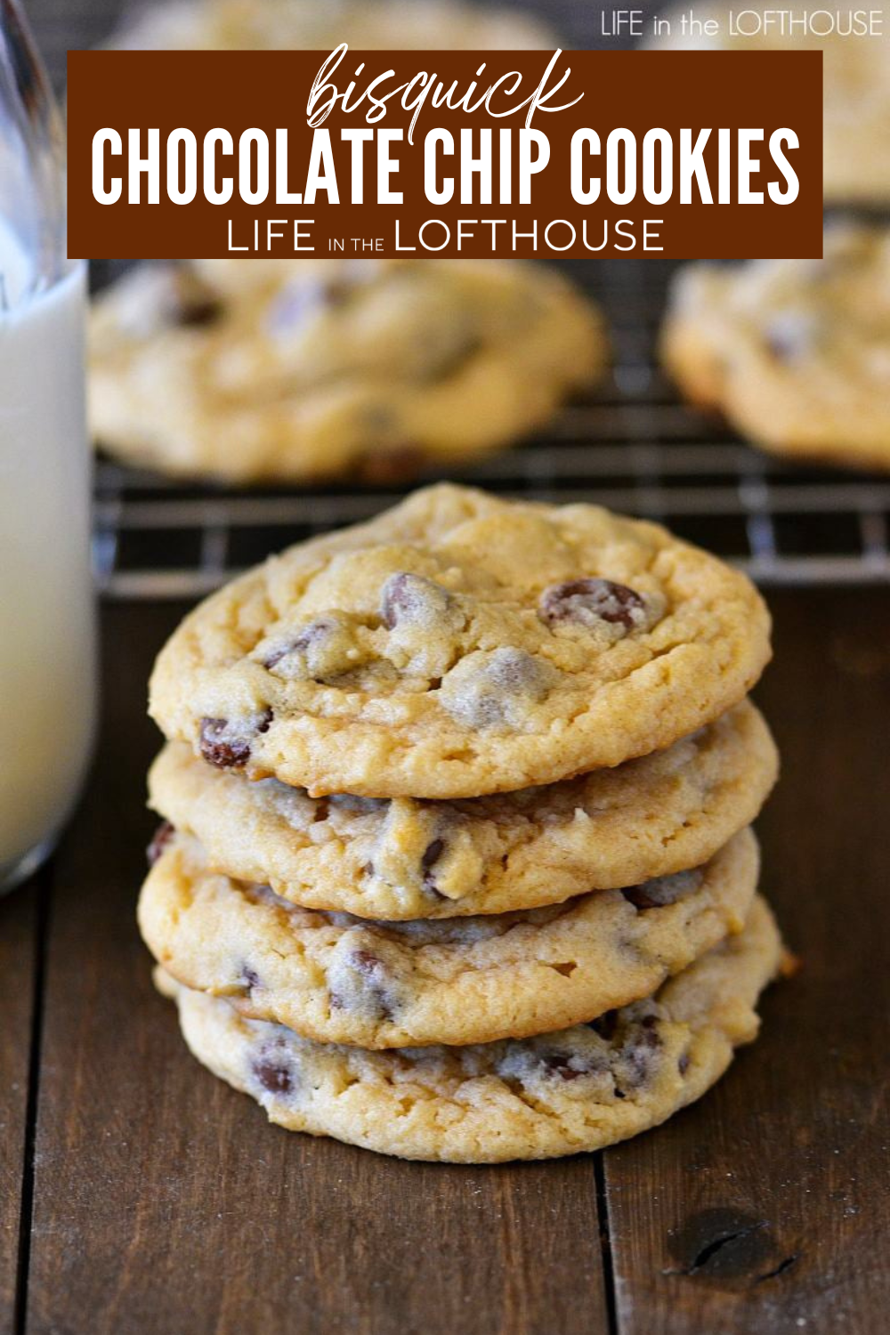 Bisquick Chocolate Chip Cookies Pinterest Pin