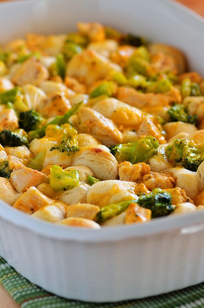 Chicken Broccoli Bubble Up Bake