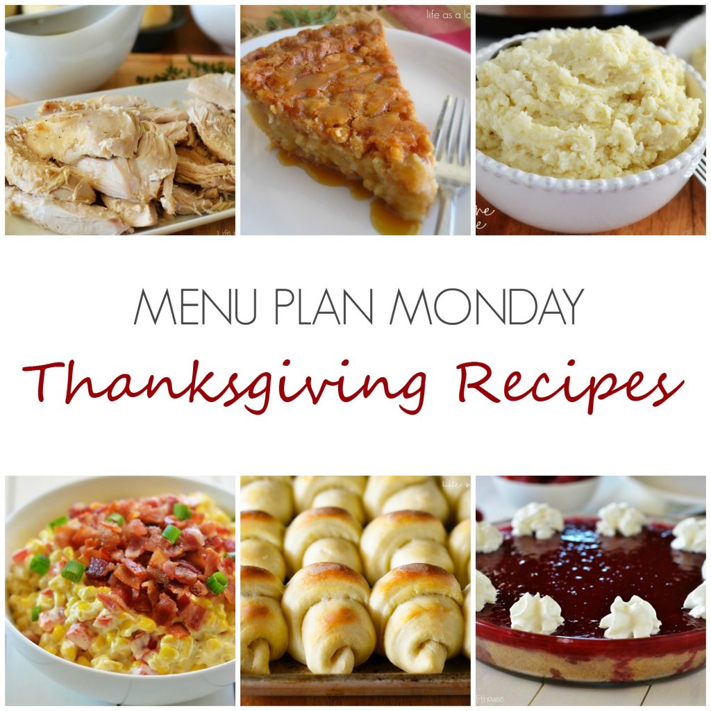 MenuPlanMondayThanksgiving