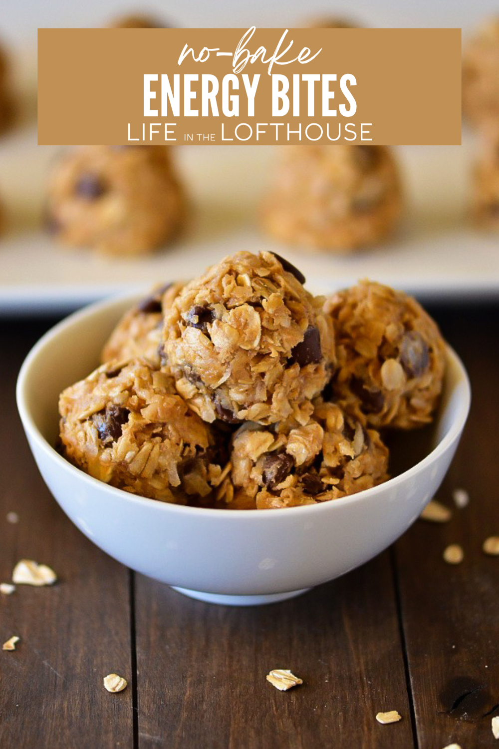 These No-Bake Energy Bites are packed with oats, peanut butter, honey, coconut, and chocolate chips&mdash;the perfect snack or on-the-go breakfast!