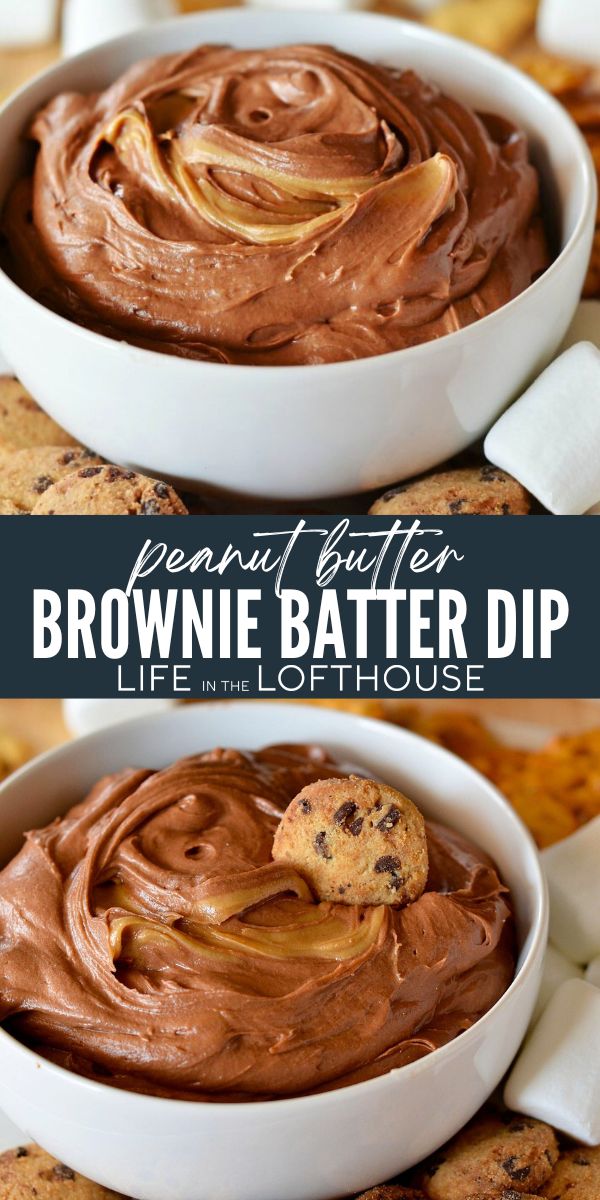 Peanut Butter Brownie Batter Dip