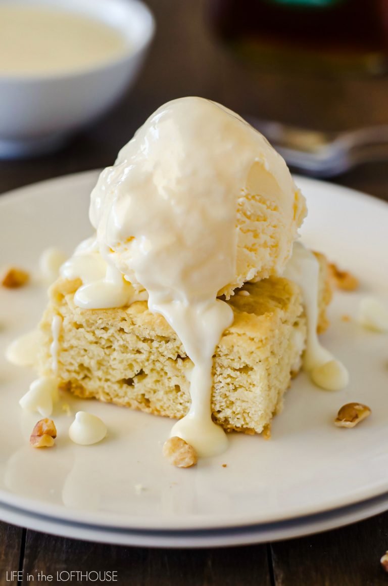 White Chocolate Blondies