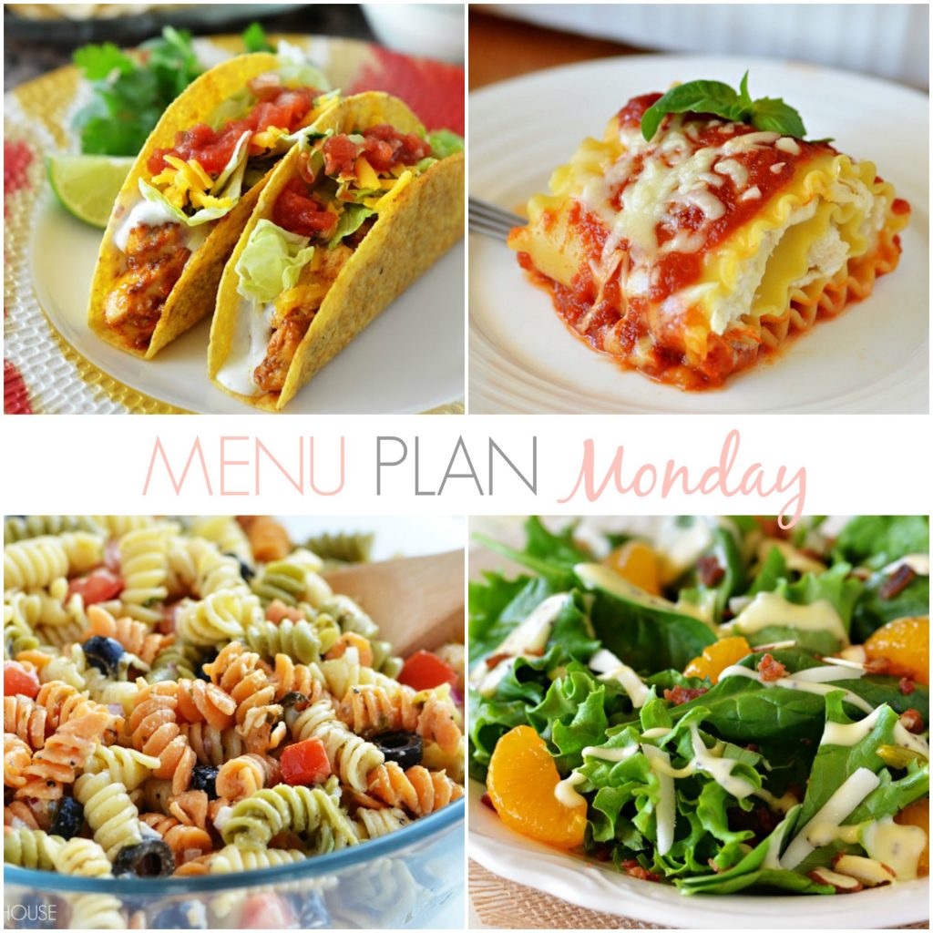 Menu Plan Monday 