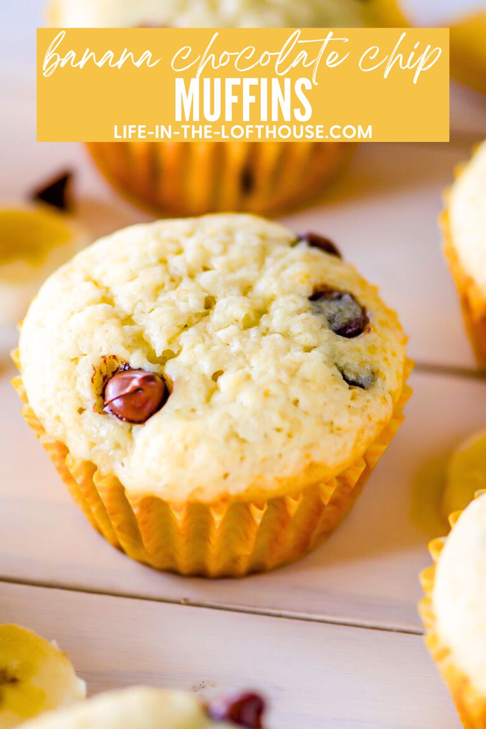 Banana Chocolate Chip Muffins