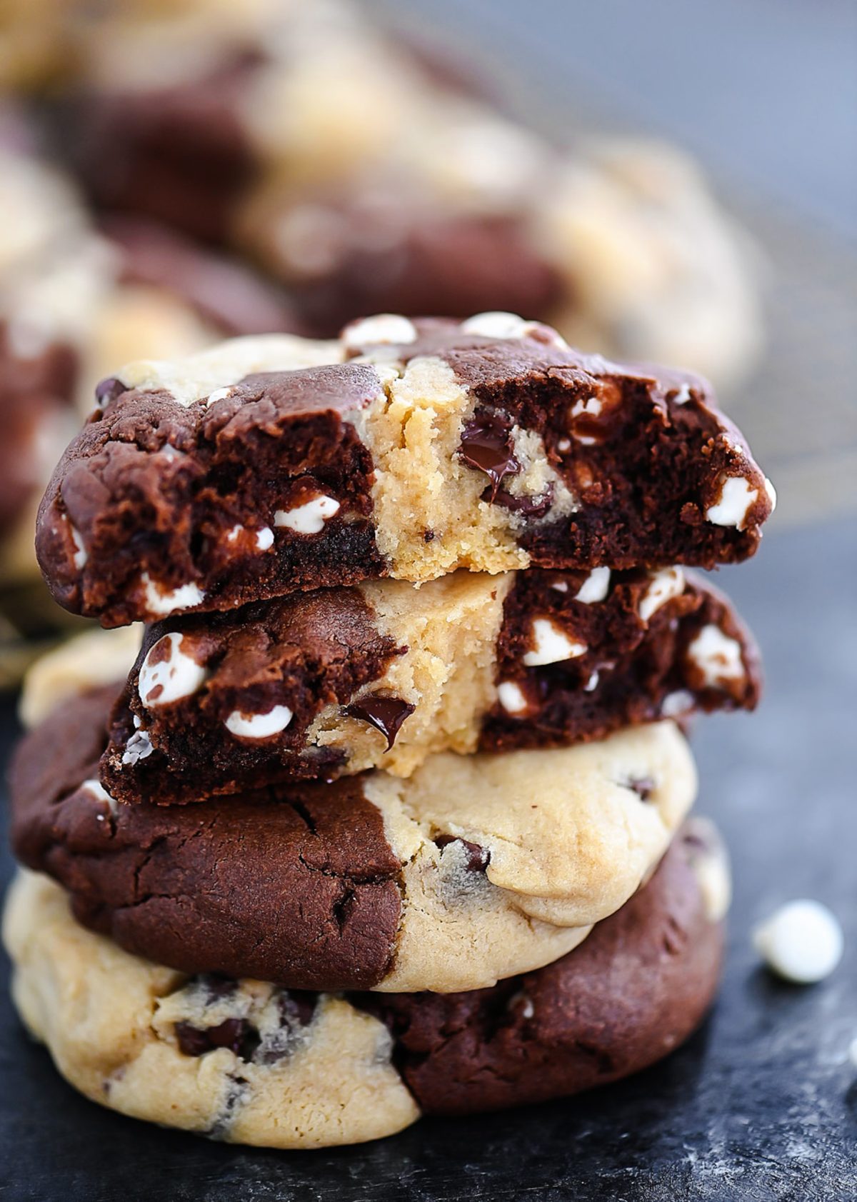 Brookies are a winning combo of chocolate chip cookies and brownies.