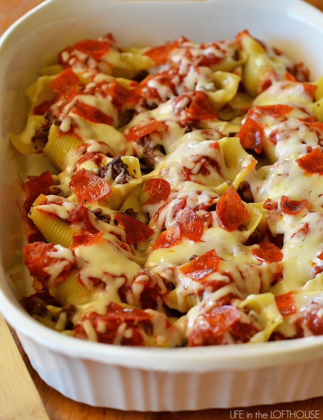 Pizza-Stuffed-Shells