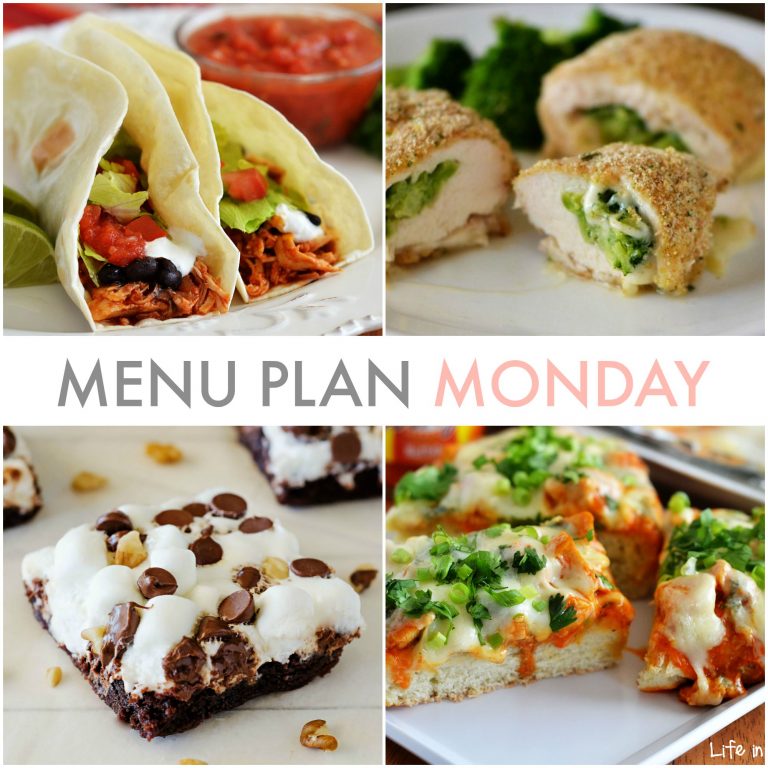 Menu Plan Monday #107