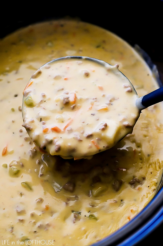 Cheeseburger Soup