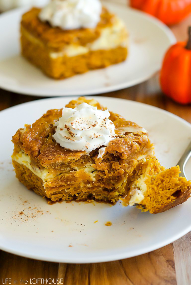 Pumpkin roll cake is an easy and delicious pumpkin cake with a cream cheese layer. Menu Plan Monday #409